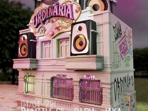 Flyer ilustrativo de divulgação do evento Festa Ordinária