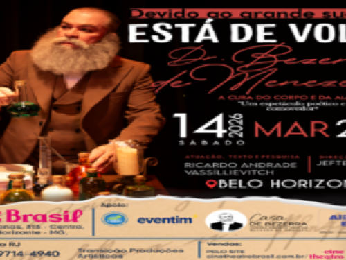 Imagem de divulgação do éspetaculo 