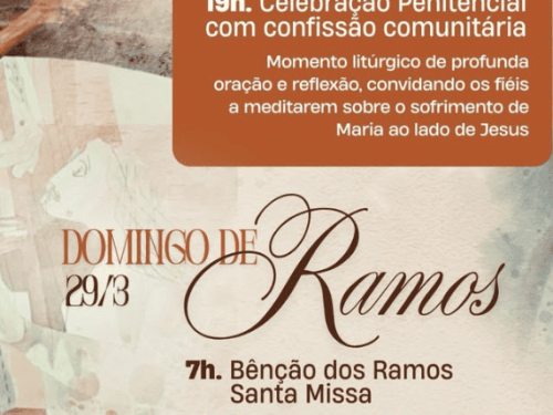 Semana Santa 2026 do Santuário Arquidiocesano São Francisco de Assis