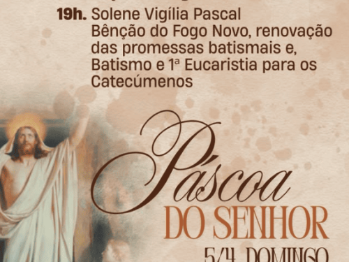 Semana Santa 2026 do Santuário Arquidiocesano São Francisco de Assis