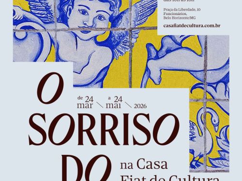 Foto informativa sobre a nova exposição na casa fiat de cultura: O sorriso do barroco 