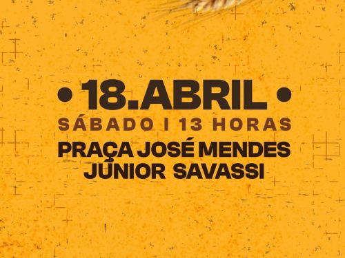 Foto informativa do festival contendo horário, data e local para o evento