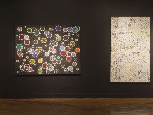 Foto da exposição do artista Gustavo Maia: Efeito de Borda 