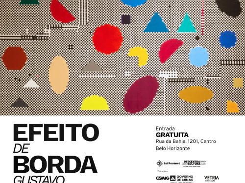 Foto de capa divulgando a exposição do artista Gustavo Maia: Efeito de Borda 