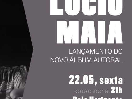 Folder de divulgação do show: Lúcio Maia