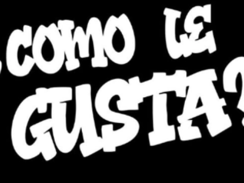 Identidade visual: Como Le Gusta com o fundo preto