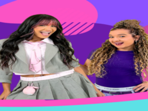 imagem de Kysha e Mine juntas posando 