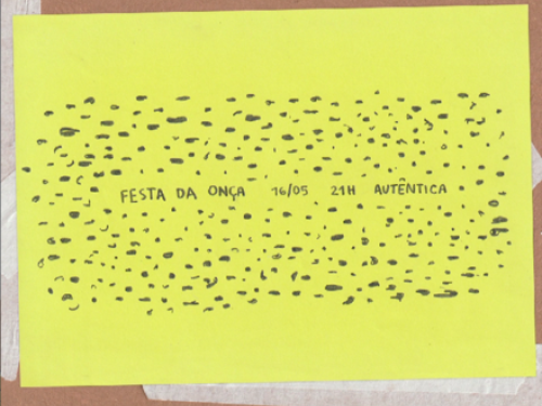 Cartaz ilustrativo em desenho de divulgação