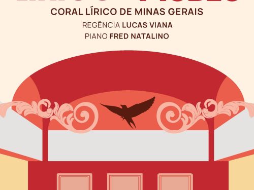 Cartaz ilustrativo oficial do evento Lírico no Museu