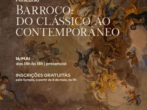 Foto de divulgação do minicurso da Casa fiat: "Barroco"