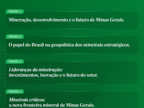 Foto do cronograma do evento 