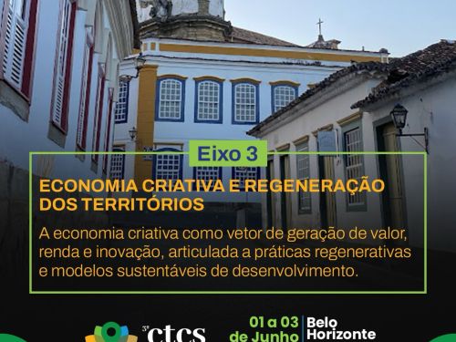 Foto informativa de umas das pautas que será tratada no evento: "Economia Criativa"