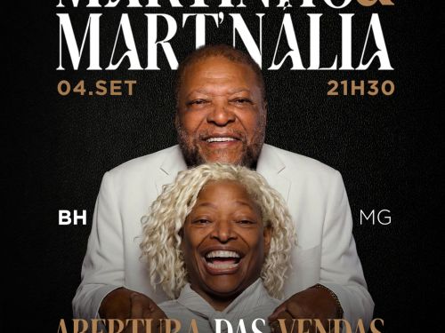 Flyer oficial divulgação do evento: Martinho da Vila & Mart’nália - "Pai e Filha"