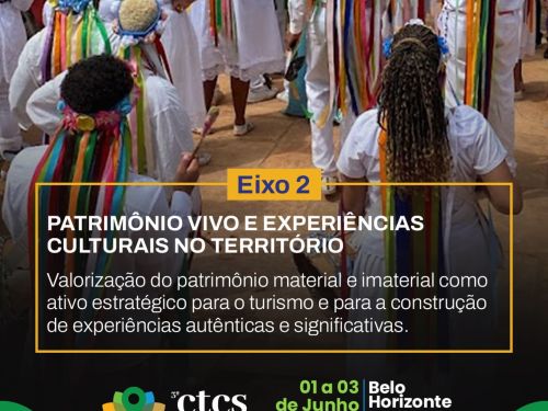 Foto informativa de umas das pautas que será tratada no evento: "Patrimônio e Cultura no território"
