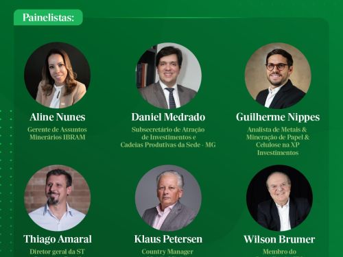 Foto dos palestrantes no evento 