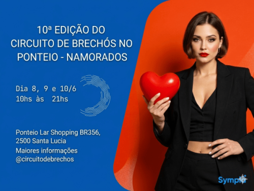 Foto de capa de divulgação para a 10° Edição do Circuito de Brechos 
