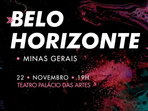 Foto informativa da data 22 de novembro, horário as 19hrs e local Teatro Palacio das Artes 