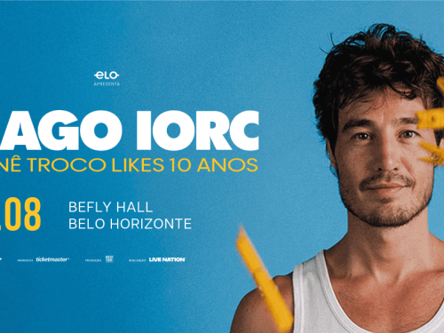Foto de capa de divulgação da turnê do cantor Tiago Iorc