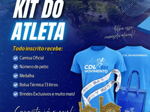 Kit do Atleta - 1ª Corrida CDL em Movimento