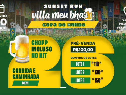 Corrida Villa Meu Bhar Sunset - Copa do Mundo