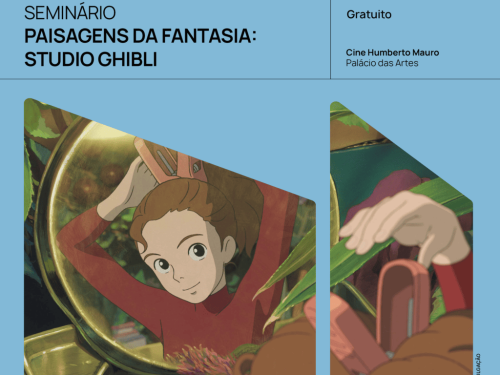 Foto de capa de divulgação do seminário de cinema sobre o Studio Ghibli