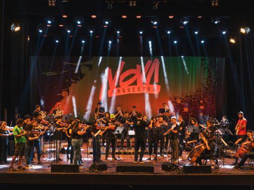 foto de uma orquestra