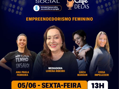 folder em azul do evento BH lambada & Zouk Brasileiro