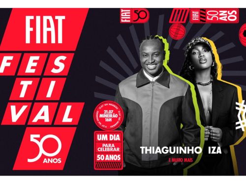 Foto de capa das atrações do Thiaguinho e Iza 