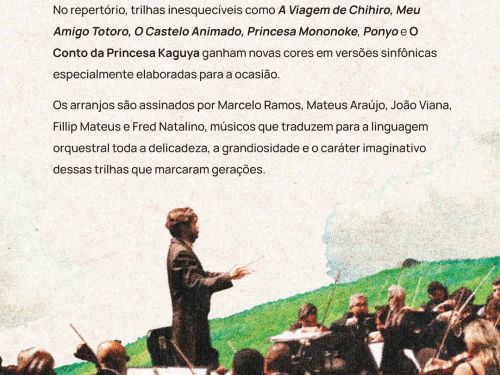 Foto explicativa do evento "Música de Cinema - Studio Ghibli" 