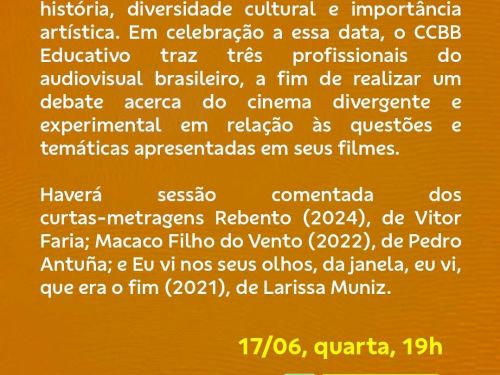 Foto descritiva sobre o que se trata o evento e como será realizado 