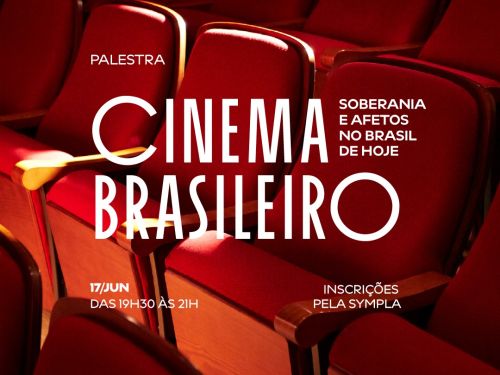 Foto de divulgação para palestra na Casa Fiat sobre o 'Cinema Brasileiro"