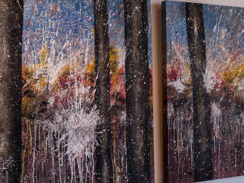 Foto de uma das obras da exposição 