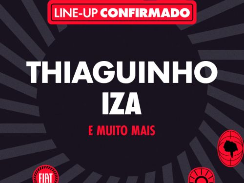 Foto Informativa do Line-up musical confirmado para o evento 