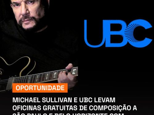 Foto de divulgação para a oficina gratuita do compositor Michael Sullivan