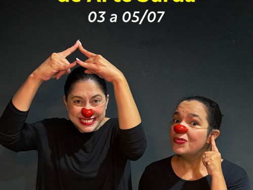 Foto de capa de divulgação para o "II Festival Mineiro de Arte Surda"