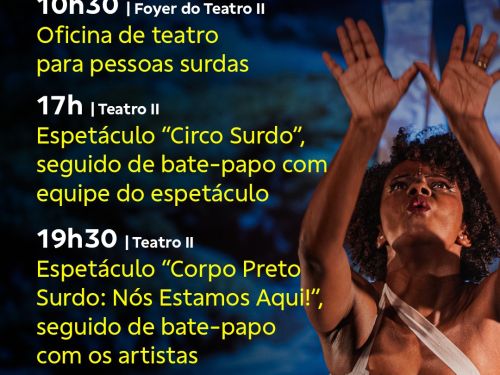 Foto da programação do evento para o dia 04/07