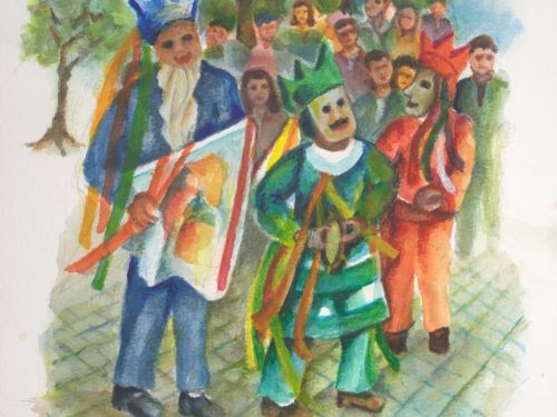 Foto da arte nomeada "Folia de Reis" por Beatriz Coelho