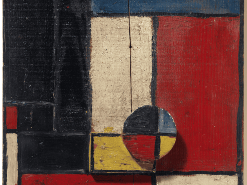 Foto de um dos quadros do artista que estará em exibição 