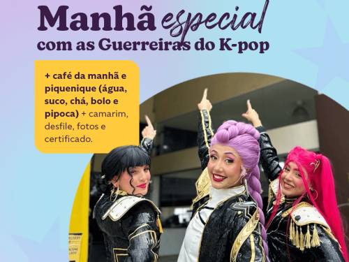 Foto de capa do evento "Guerreiras do K-pop" no dia 11 de julho no Play Bar 