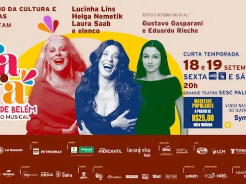 Foto de capa de divulgação do musical da artista Fafá de Belém 