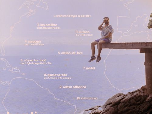 Foto dos titulos das canções do álbum 