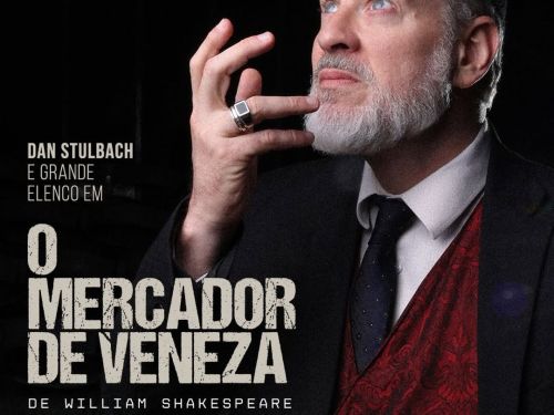 Foto de capa do espetáculo "O Mercador de Veneza" 