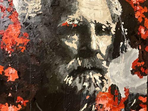Foto de uma das obras da exposição 