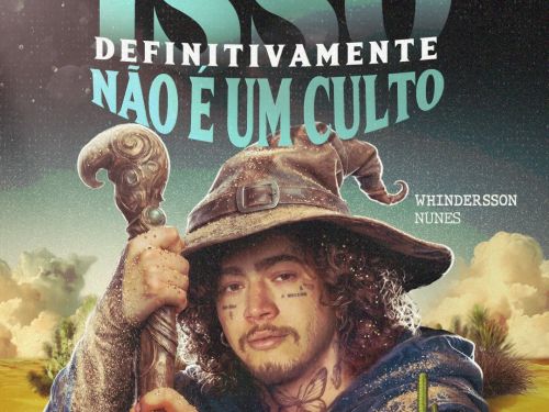 Foto de capa para o show do artista Whinderson Nunes "Isso Definitivamente não é um Culto" nos dias 6,7 w 8 de novembro, no Minascentro 