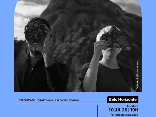 Foto de capa dos artistas Gabriela Sá e Ícaro Moreno, contendo dia, horário e local do evento