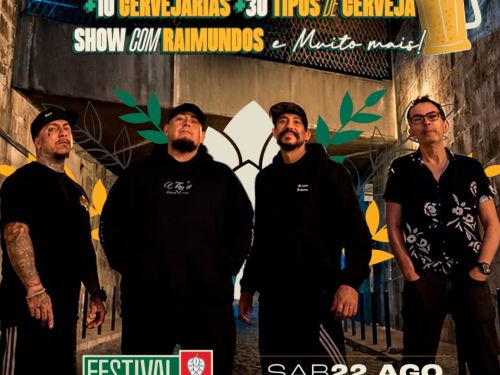 Foto de capa para o Festival Mineiro Cerveja que irá acontecer no dia 22 de agosto, na praça José Mendes