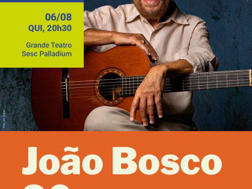 Foto de capa para o show do João Bosco 