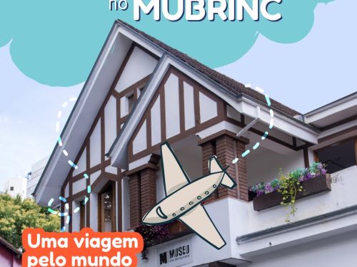 Foto de capa de divulgação para o "Férias no Mubrinc", que ocorrerá do dia 11a 31 de julho 