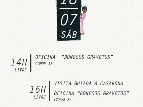Foto da programação do evento no dia 18 de julho 