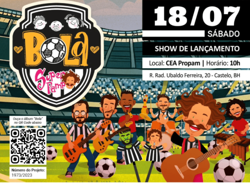 Foto de capa para divulgação do lançamento do livro infantil do Edu Pio 